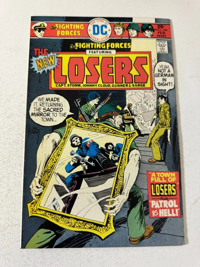 OUR FIGHTING FORCES #164 VF- Joe Kubert Cover