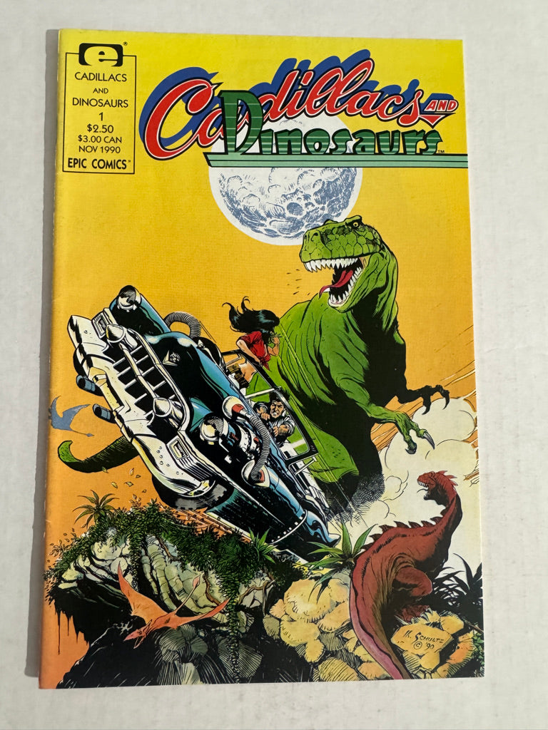 CADILLACS AND DINOSAURS #1 VF/NM Mark Schultz Cover