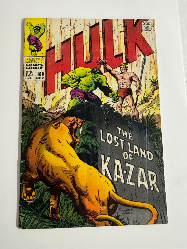 INCREDIBLE HULK #109 VG