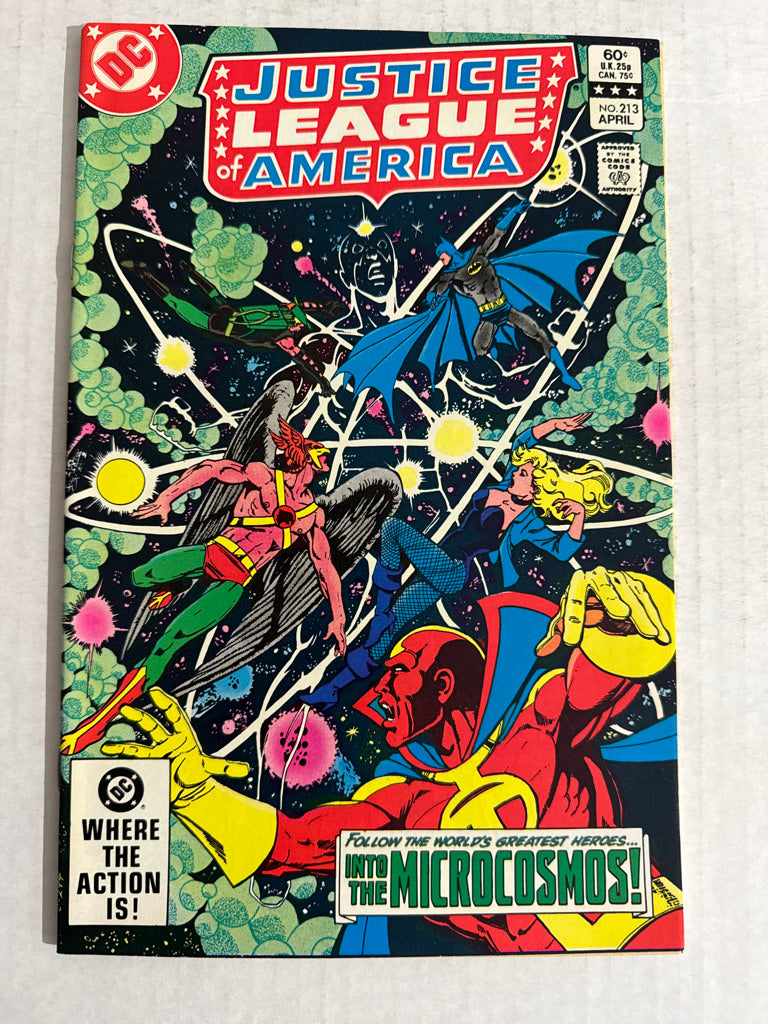 JUSTICE LEAGUE OF AMERICA #213 NM George Perez Cover
