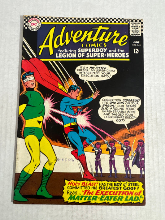 ADVENTURE COMICS #345 VG