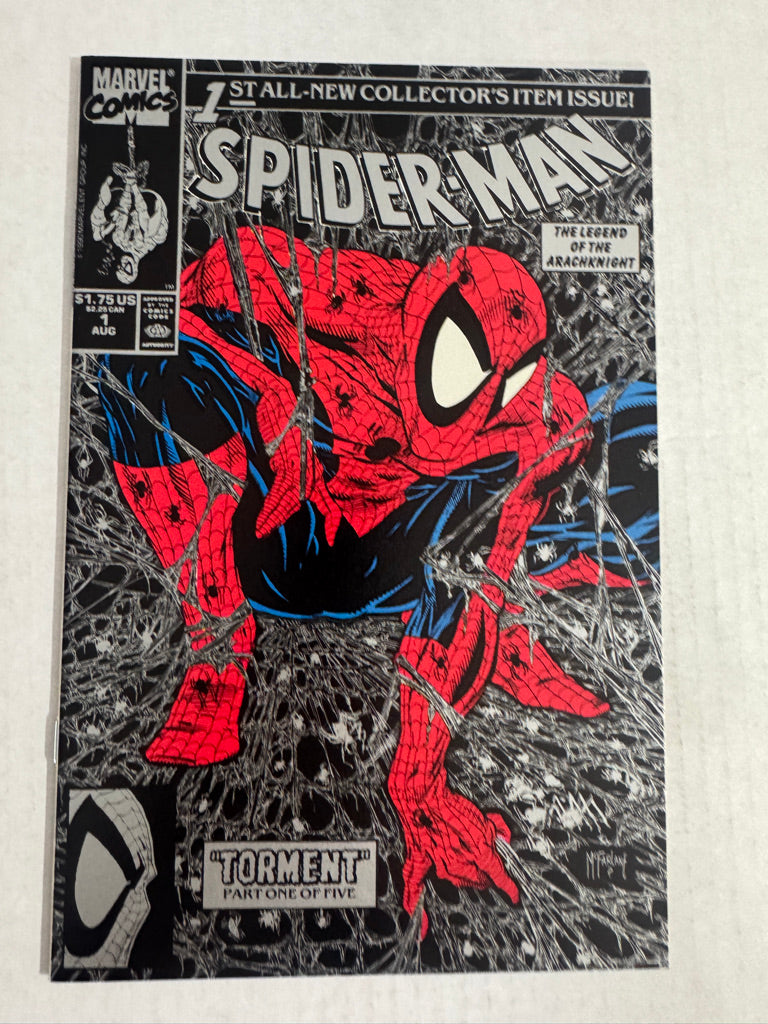 SPIDER-MAN #1 NM- Todd McFarlane Silver Variant