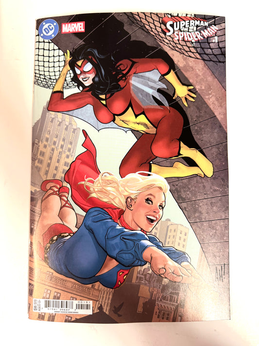 Superman / Spider-Man #1 NM Cover I Adam Hughes Variant