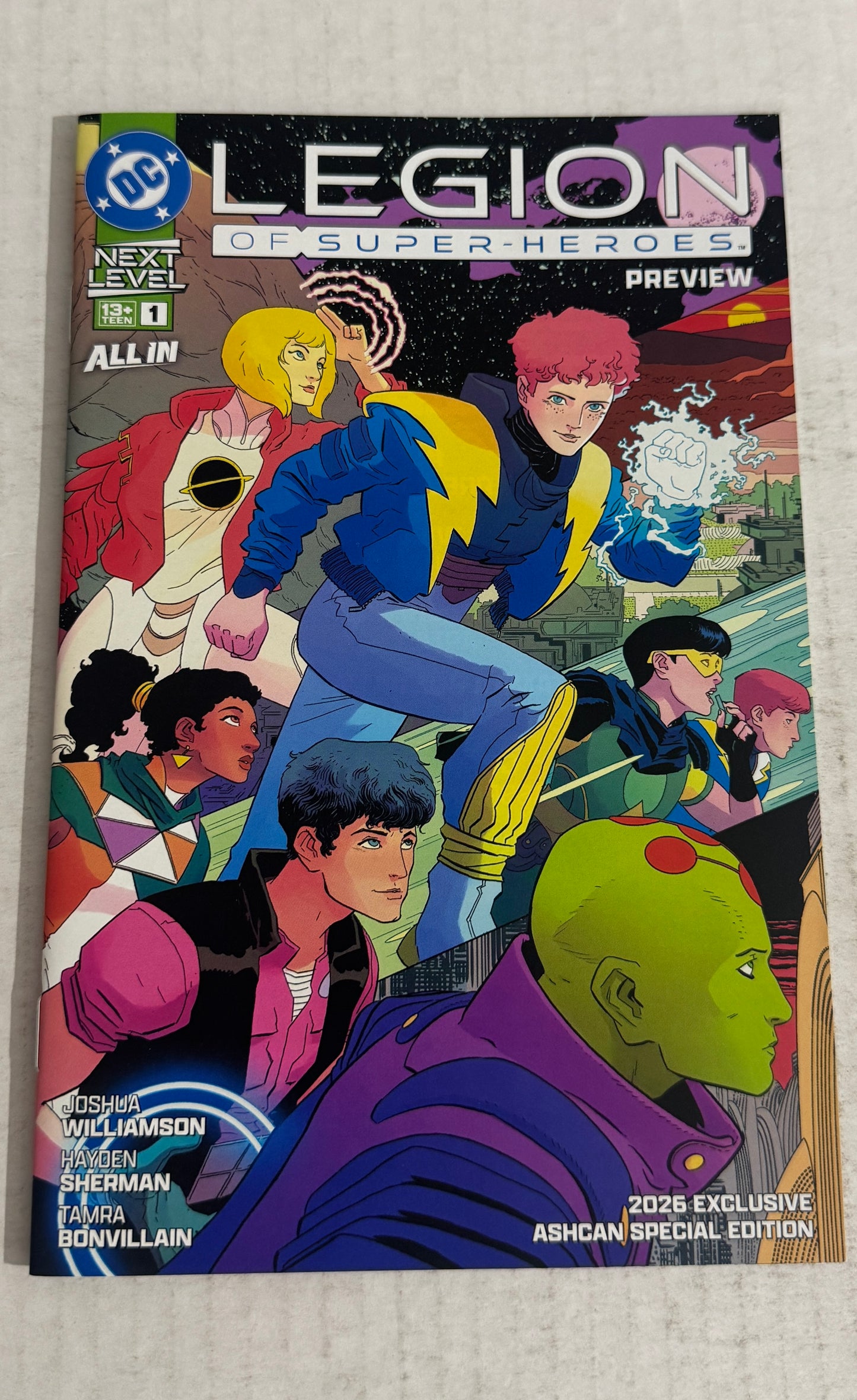 LEGION OF SUPER-HEROES #1 PREVIEW ASHCAN NM