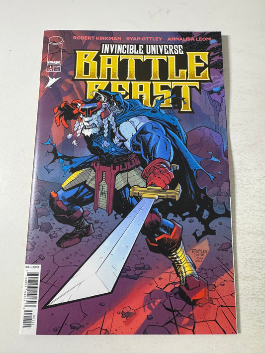 Invincible Universe BATTLE BEAST #1 NM Ryan Ottley Cover