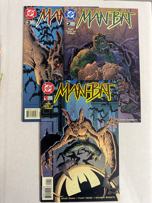 MAN-BAT #1-3 NM- SET