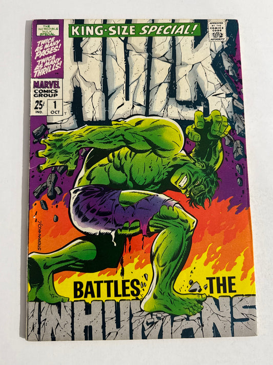 INCREDIBLE HULK KING-SIZE SPECIAL #1 (Annual) VF Steranko Cover