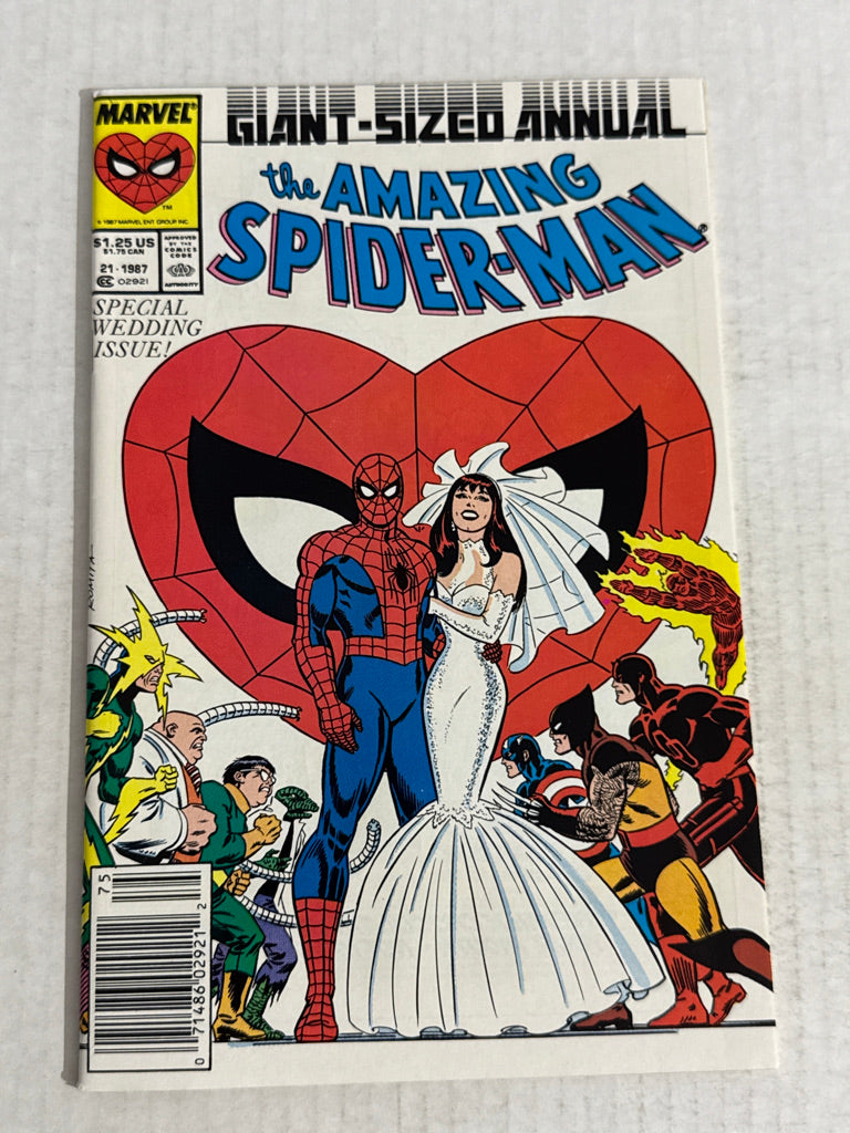 AMAZING SPIDER-MAN ANNUAL #21 NM- NEWSSTAND VARIANT