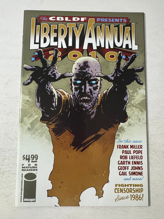 CBLDF LIBERTY ANNUAL 2010 NM Charlie Adlard Walking Dead Variant