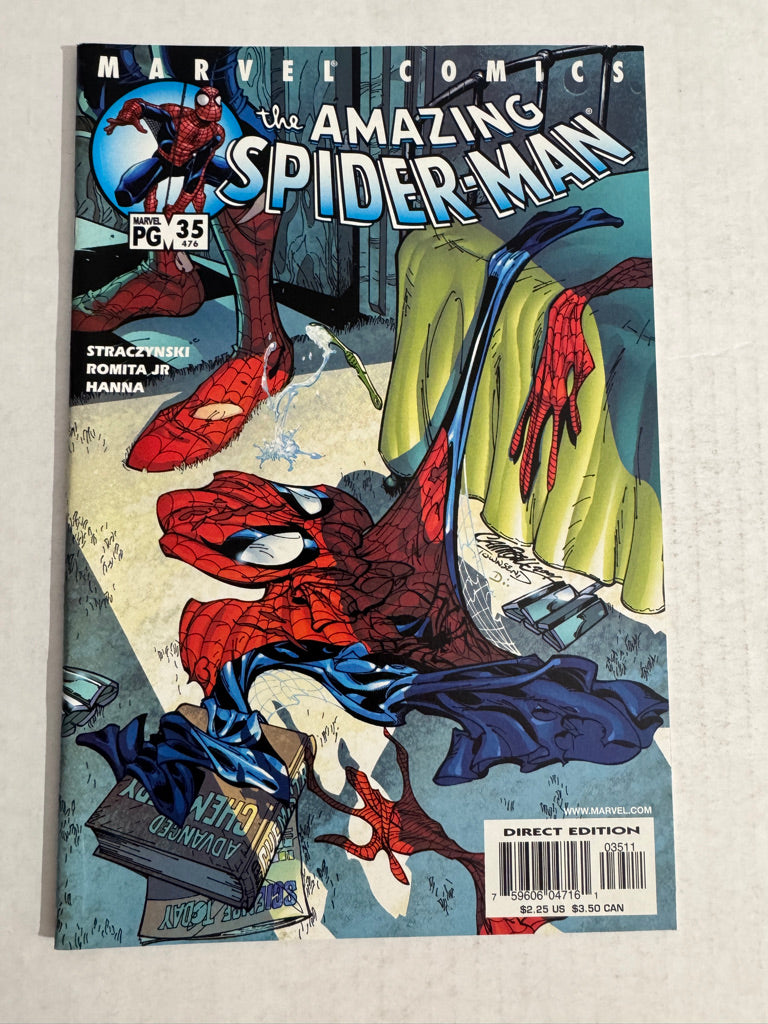 AMAZING SPIDER-MAN #35 Vol 2 NM- J Scott Campbell Cover
