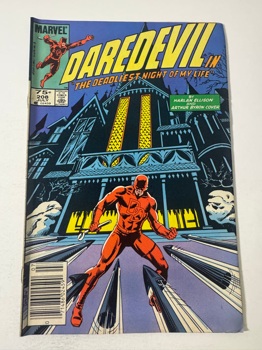 DAREDEVIl #208 FN/VF CANADIAN PRICE VARIANT