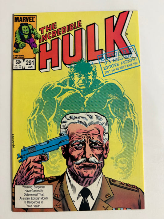 INCREDIBLE HULK #291 NM