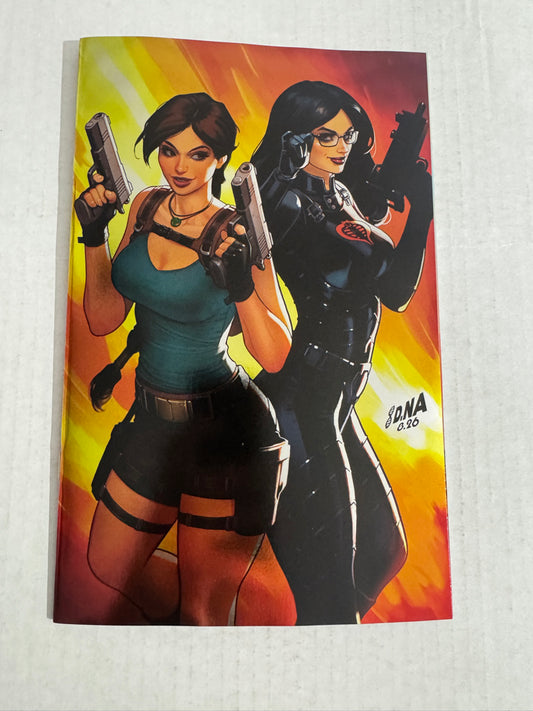 GI JOE TOMB RAIDER #1 NM NYCC Foil Virgin David Nakayama Variant