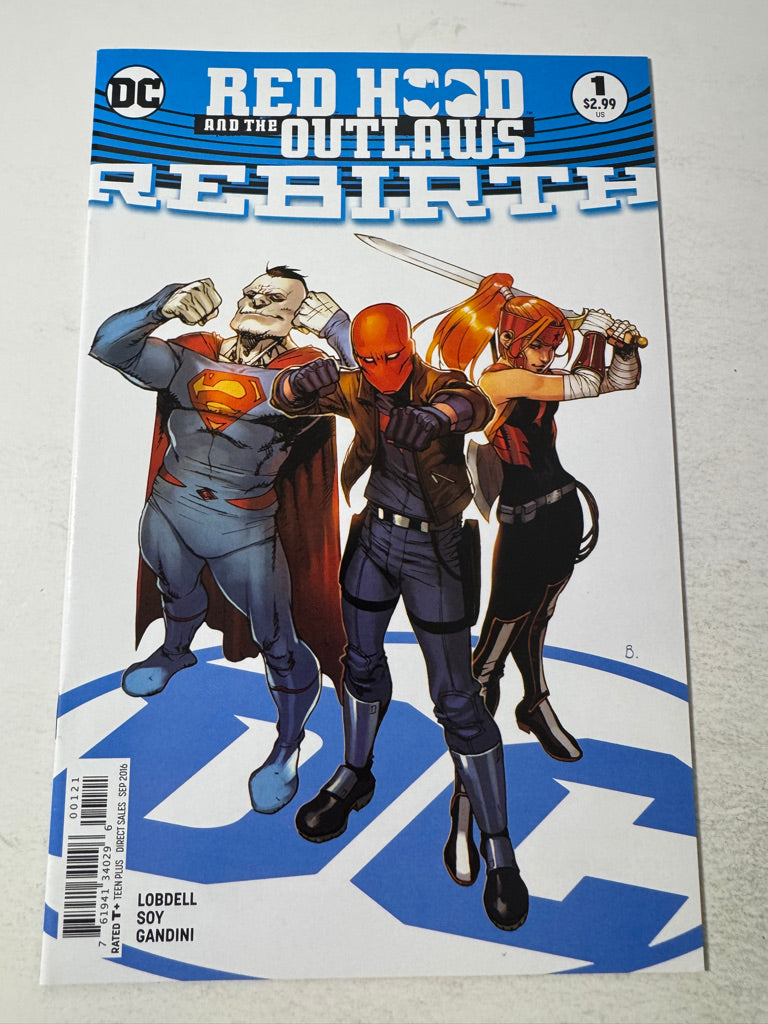 RED HOOD AND THE OUTLAWS REBIRTH #1 VF/NM Bengal Variant