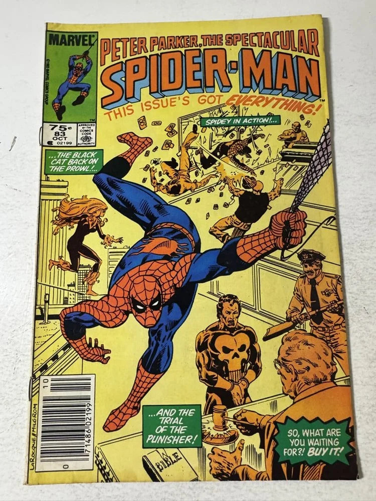 SPECTACULAR SPIDER-MAN #83 FN CANADIAN PRICE VARIANT