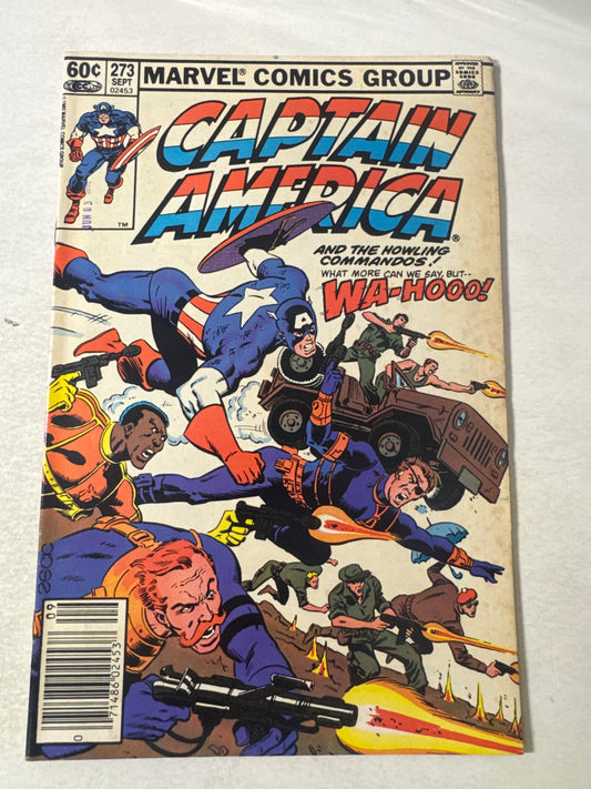 CAPTAIN AMERICA #273 FN- NEWSSTAND