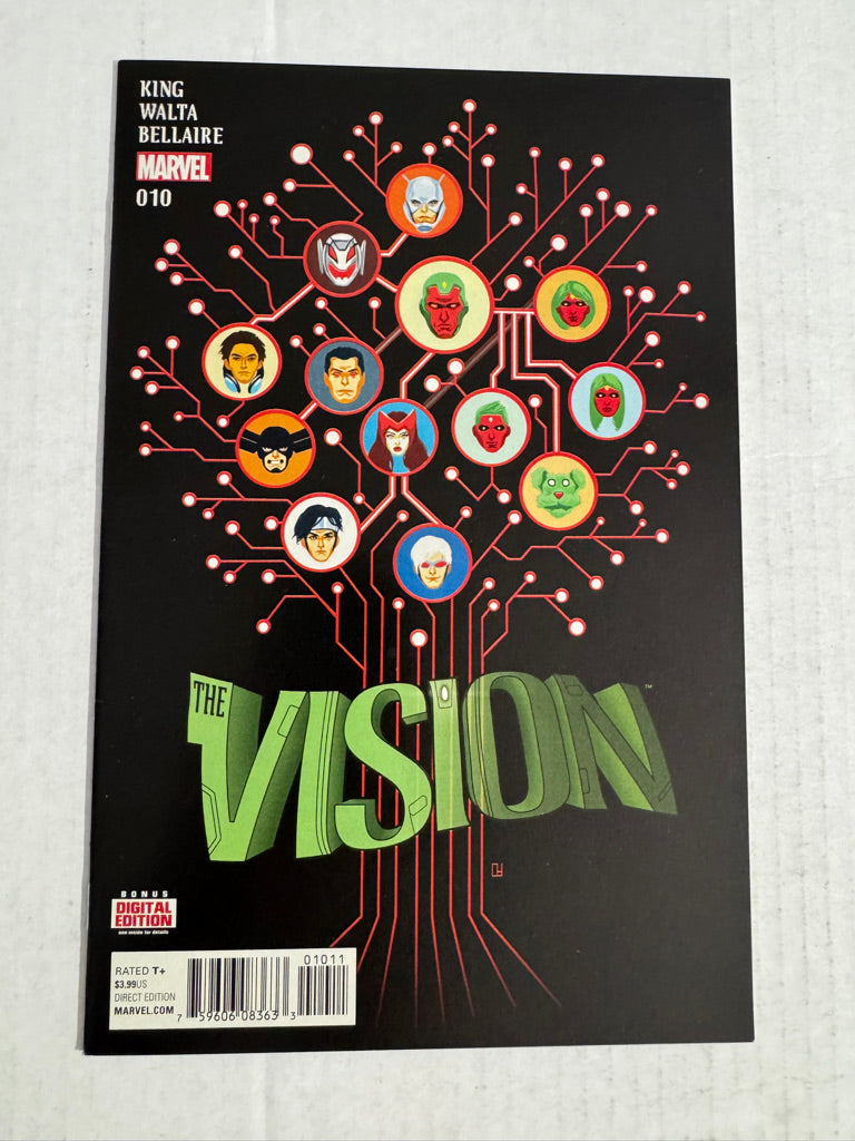 THE VISION #10 Vol 2 NM Mike Del Mundo Cover