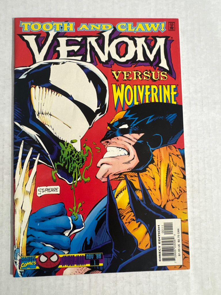 VENOM VS WOLVERINE Tooth and Claw #1 NM