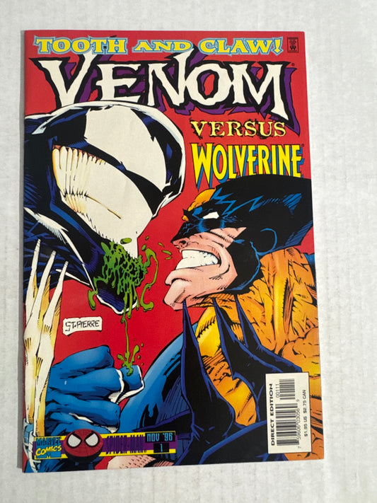 VENOM VS WOLVERINE Tooth and Claw #1 NM