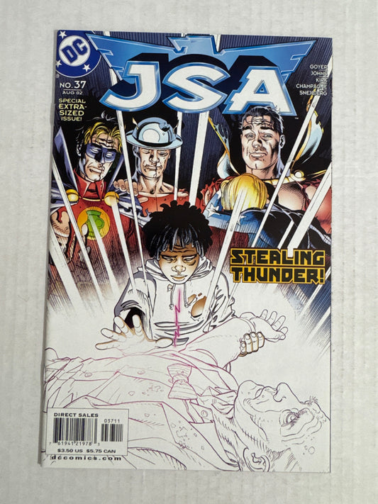 JSA #37 Rags Morales Cover