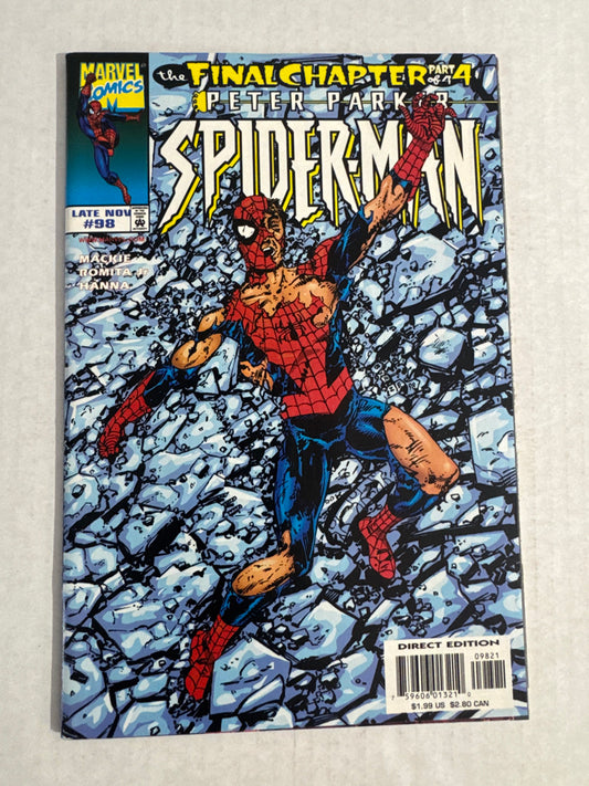 PETER PARKER SPIDER-MAN #98 NM- John Byrne Variant