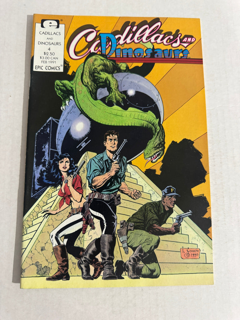 CADILLACS AND DINOSAURS #3 NM- Mark Schultz Cover