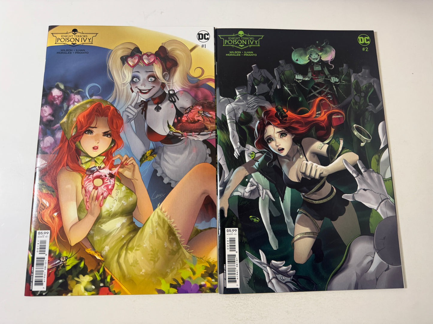 PPOISON IVY KNIGHT TERRORS #1-2 NM Leirix Variant Set