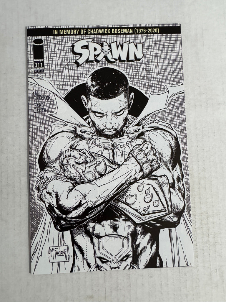 SPAWN #311 NM 1:5 Todd McFarlane B/W Variant