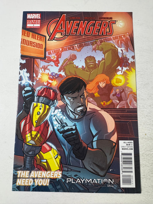 AVENGERS #1 VF/NM Playmation PROMO