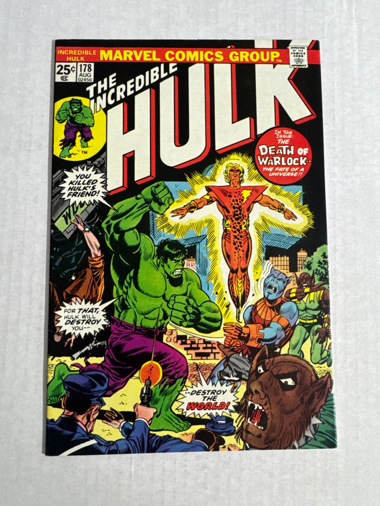 INCREDIBLE HULK #178 VF-