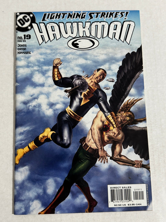HAWKMAN #19 Vol 4 NM- 1ST APPEARANCE