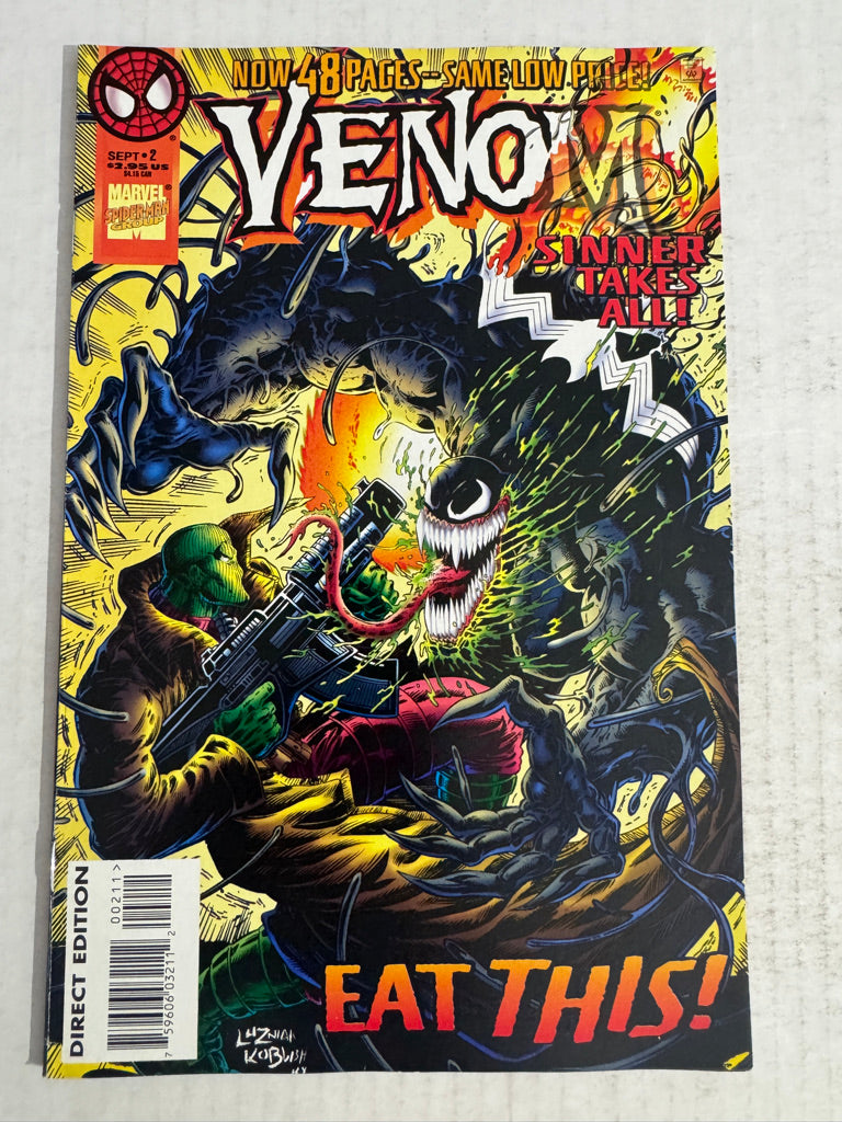 VENOM Sinner Takes All #2 VF 1ST APPEARANCE