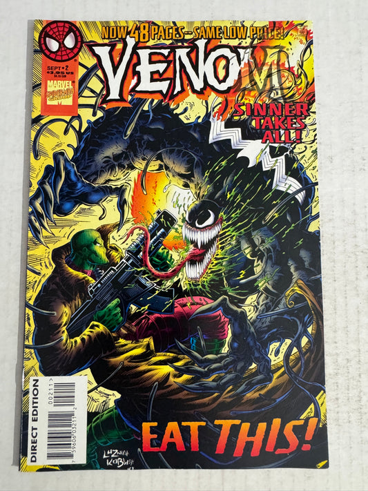 VENOM Sinner Takes All #2 VF 1ST APPEARANCE