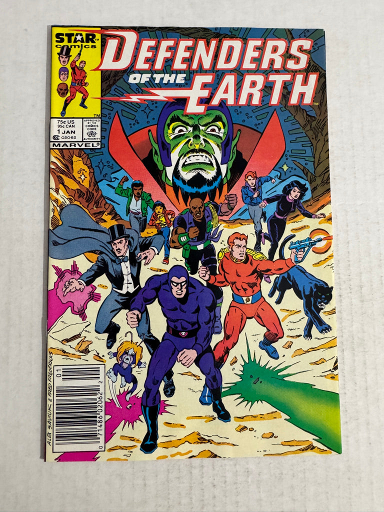 DEFENDERS OF THE EARTH #1 VF+ NEWSSTAND