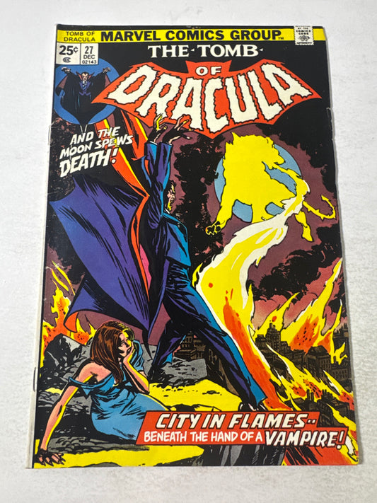 THE TOMB OF DRACULA #27 VG+