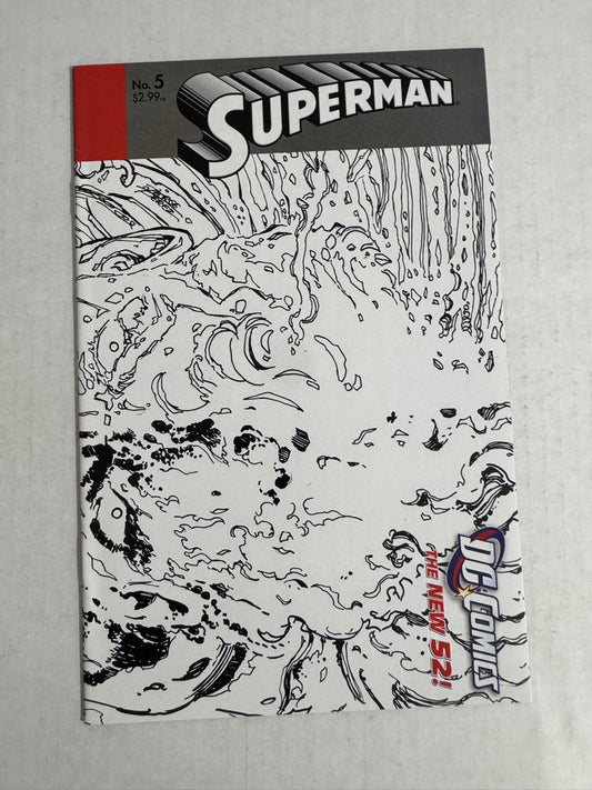 SUPERMAN #5 Vol 3 NM 1:25 George Perez Sketch Variant