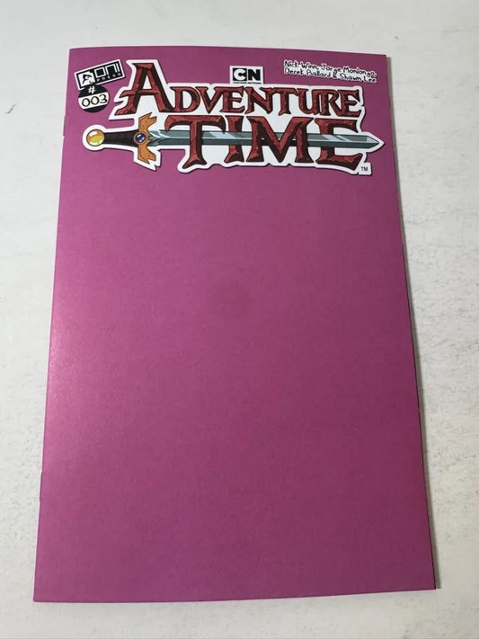 ADVENTURE TIME #3 NM Blank Variant