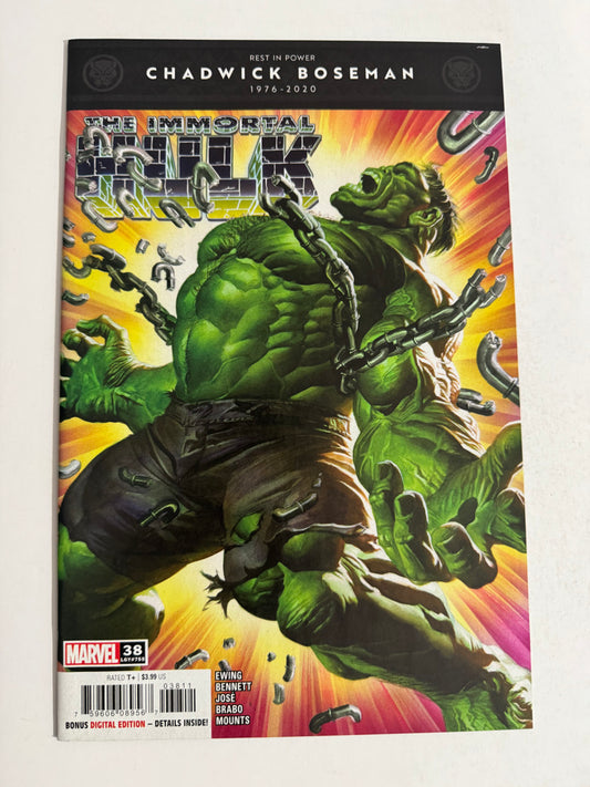 IMMORTAL HULK #38 VF/NM Alex Ross Cover