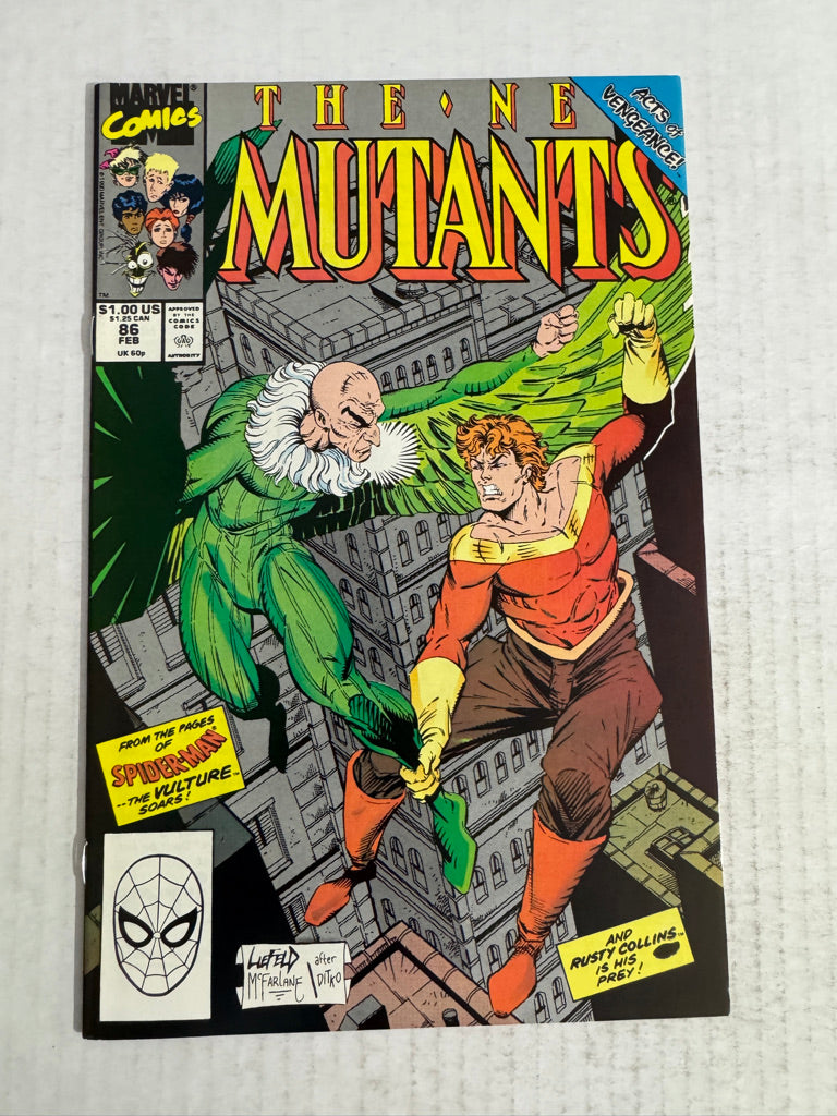 NEW MUTANTS #86 NM Rob Liefeld & Todd McFarlane Cover 1ST APPEARANCE