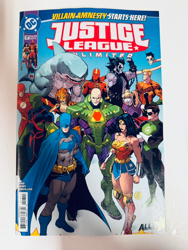 JUSTICE LEAGUE UNLIMITED #17 NM Dan Mora Cover