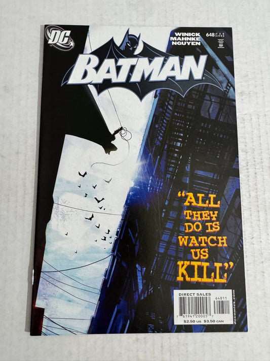 BATMAN #648 Jock Cover