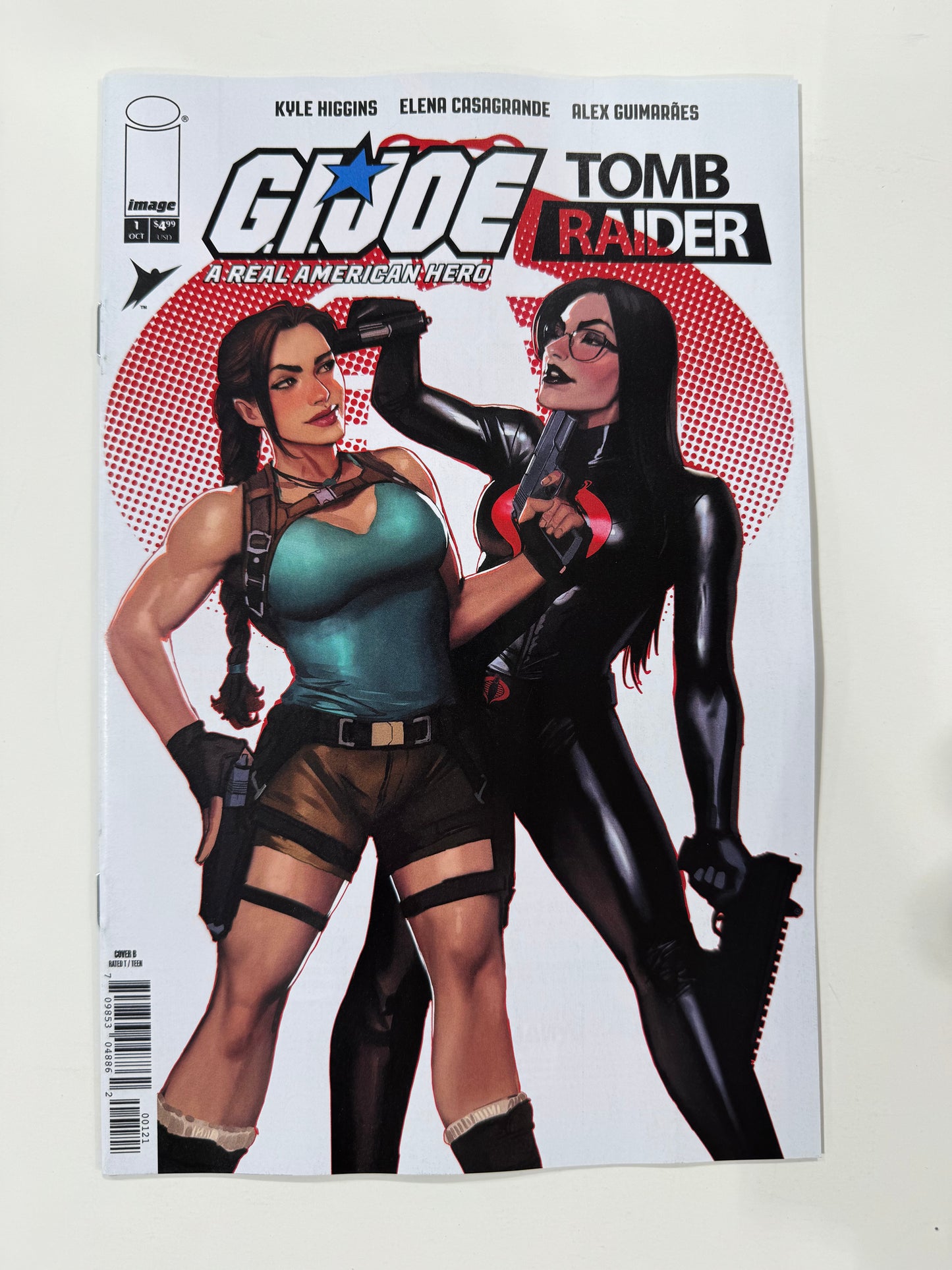 GI JOE: A REAL AMERICAN HERO / TOMB RAIDER #1 NM Cover B Stjepan Šejić Variant