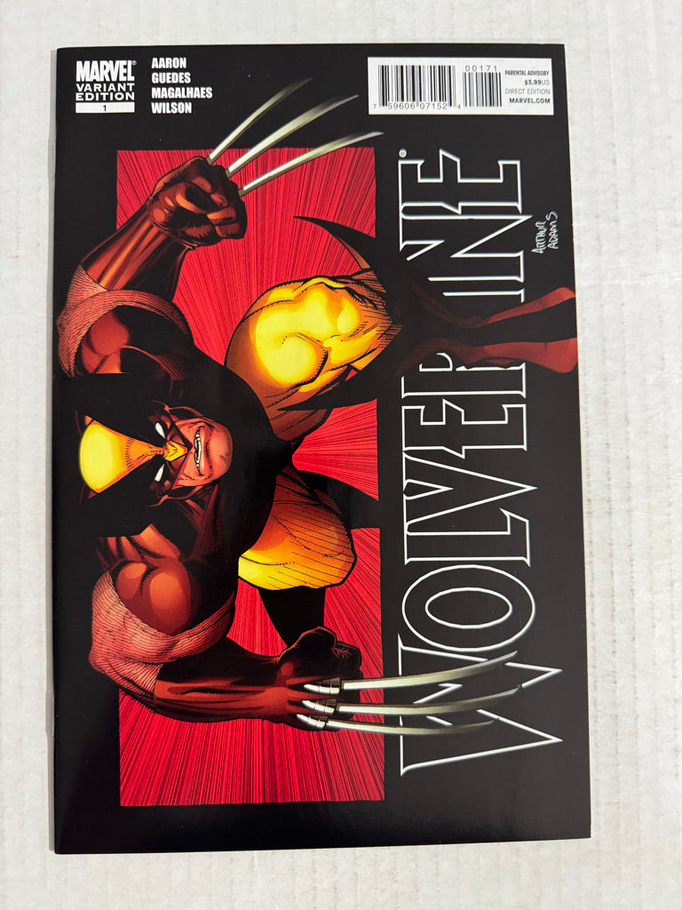 WOLVERINE #1 Vol 4 NM- 1:25 Arthur Adams Variant