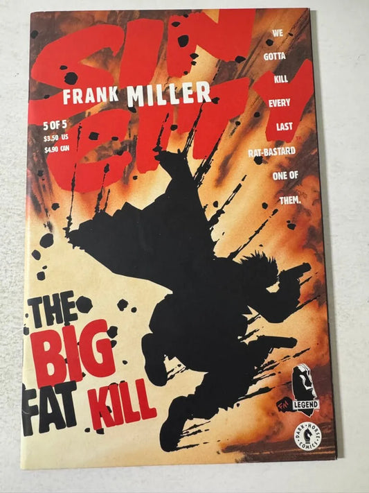 SIN CITY The Big Fat Kill #5 NM- Frank Miller Cover