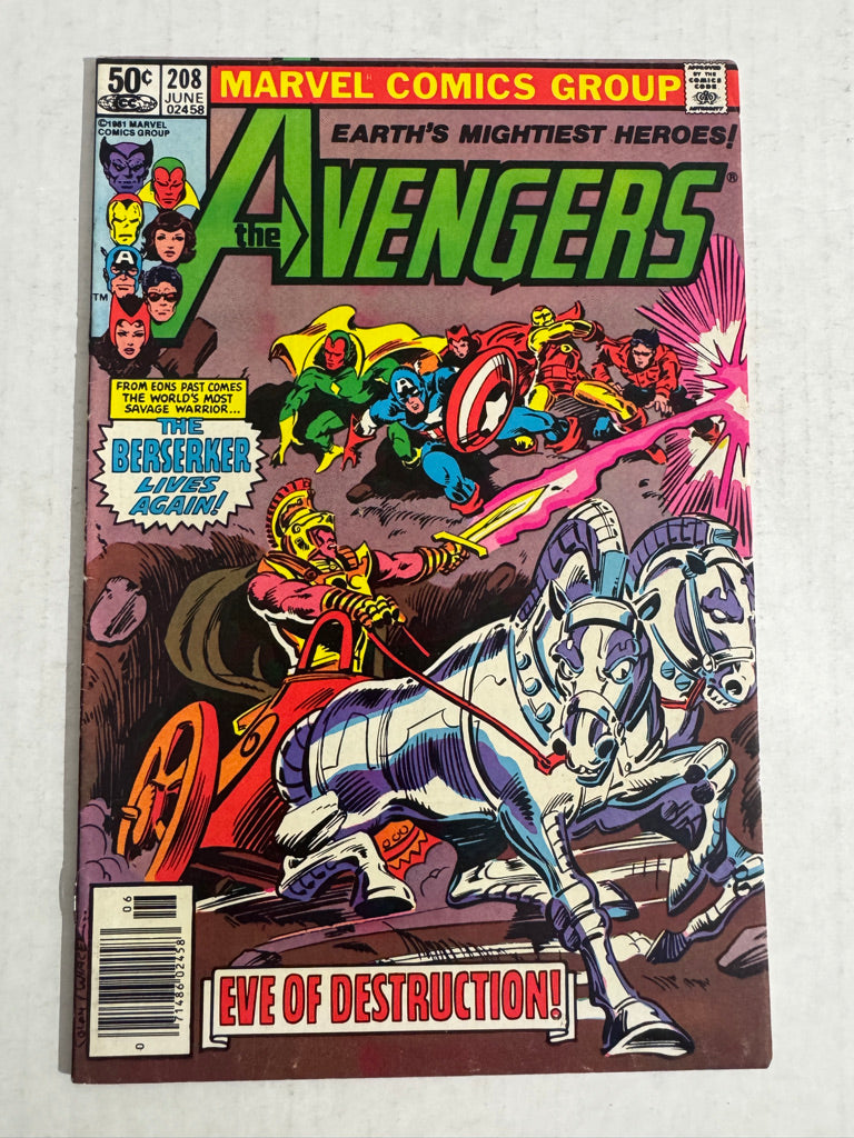 AVENGERS #208 VF NEWSSTAND