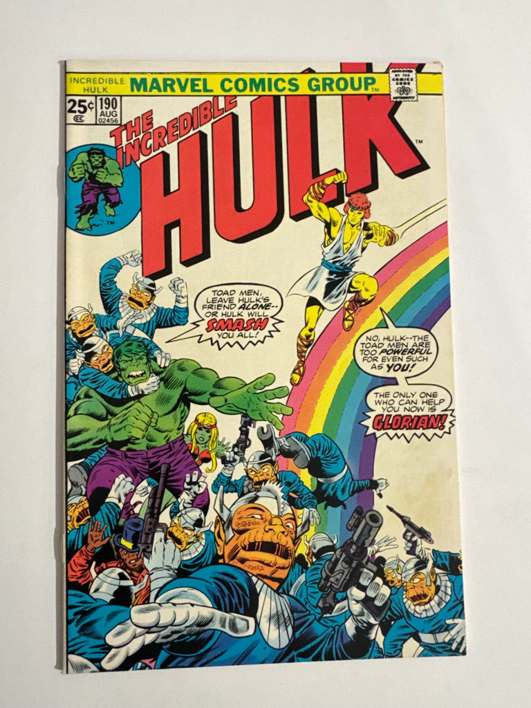 INCREDIBLE HULK #190 VF/NM 1ST APPEARNACE