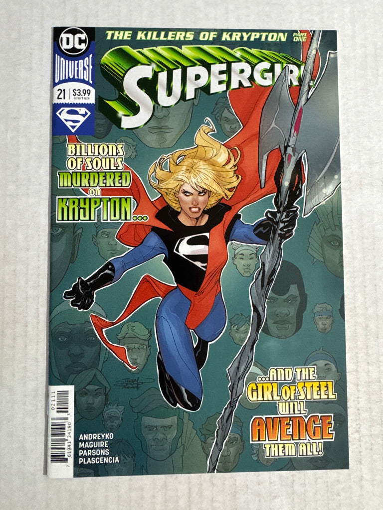 SUPERGIRL #21 Vol 7 NM Terry Dodson Cover