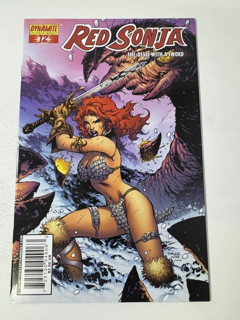 RED SONJA #12 NM Jim Lee Cover (Dynamite)