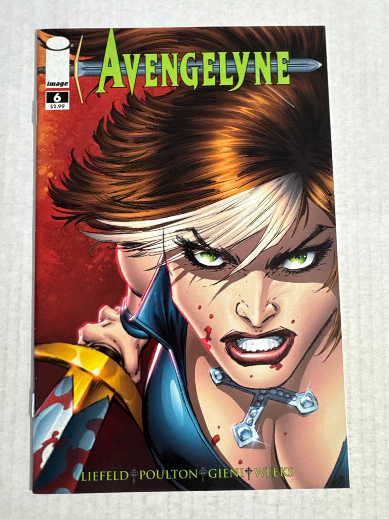 AVENGELYNE #6 VF/NM Rob Liefeld Cover