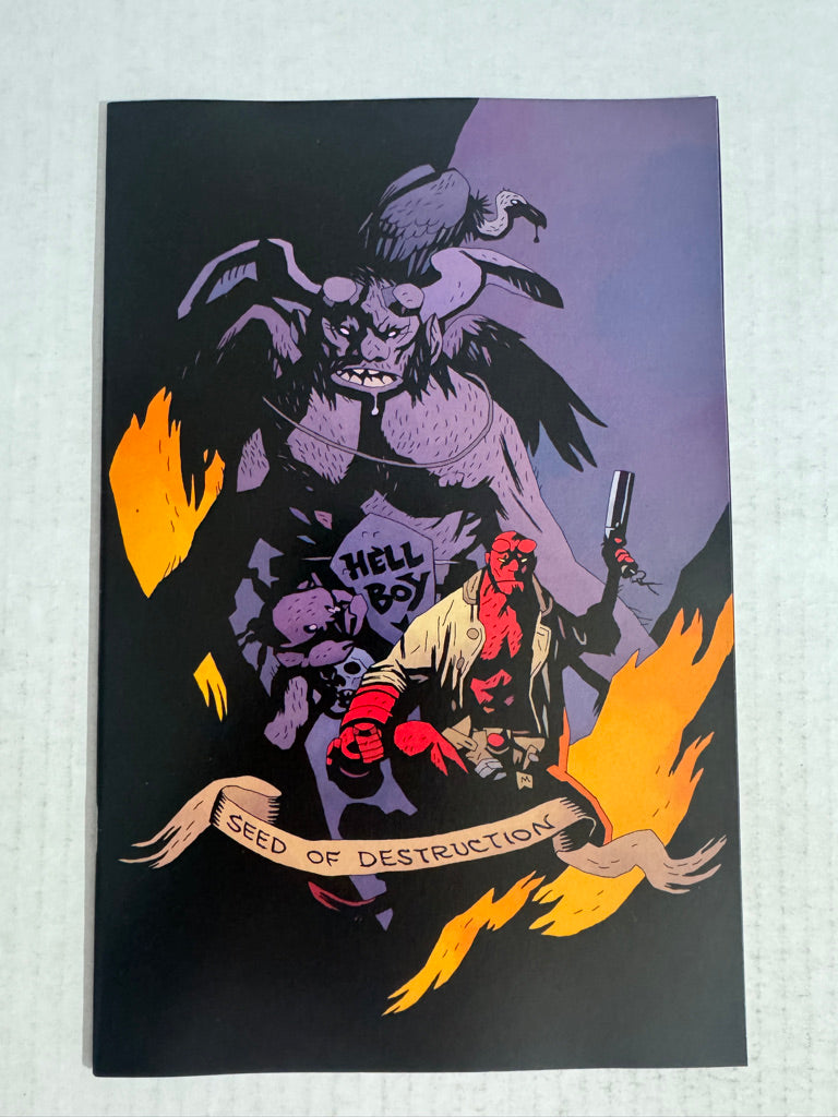 HELLBOY: SEED OF DESTRUCTION #1 NM- Facsimile Edition 1:25 Mike Mignola Variant